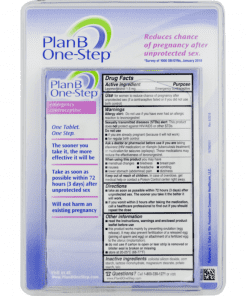 Plan B One-Step Emergency Contraceptive Morning After Pill 1 Tablet