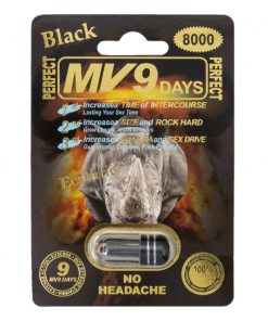 MV9 Black 8000 5 Pill Pack