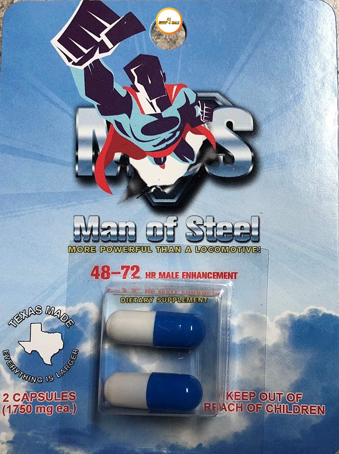 Man Of Steel ME-72 8 Pill Pack