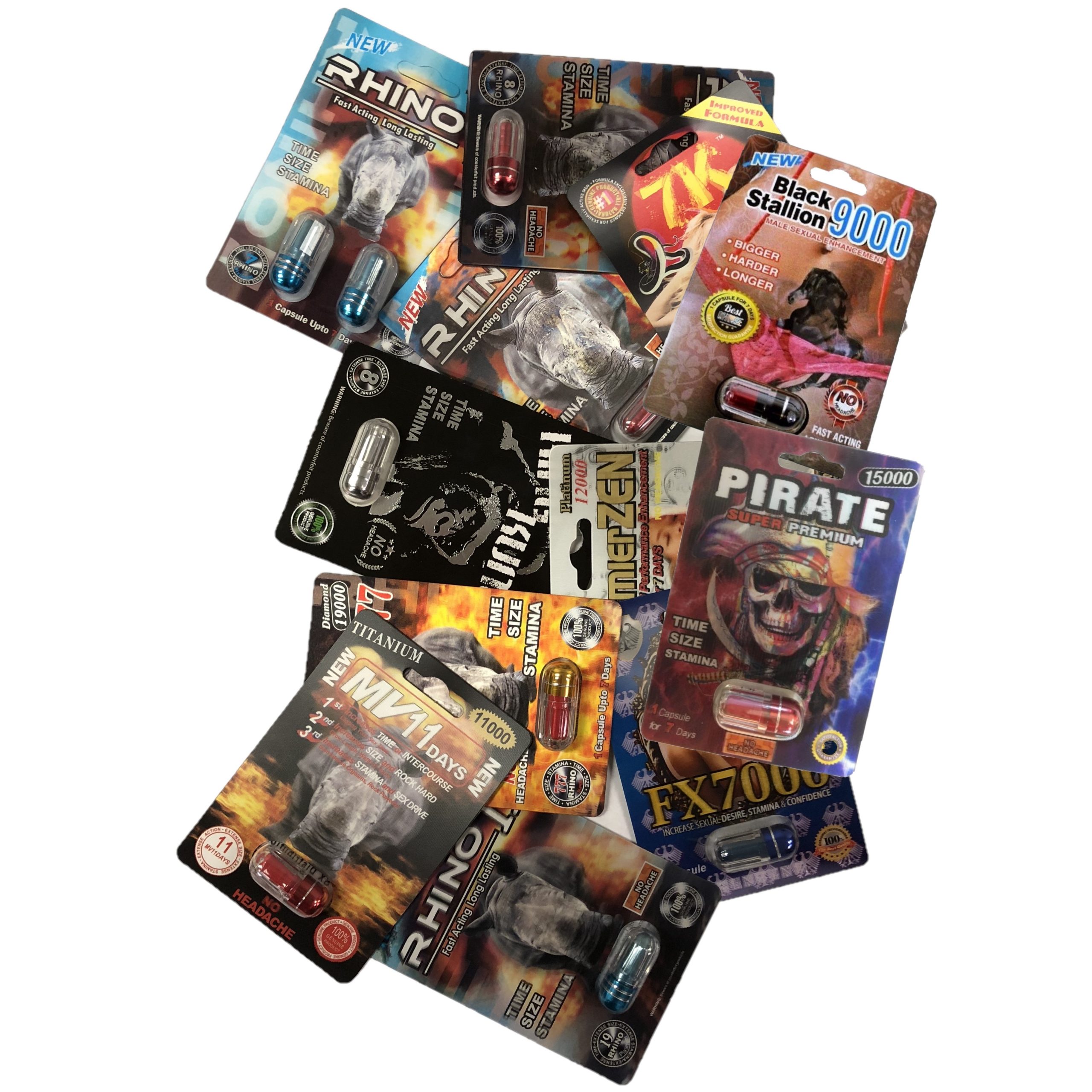Rhino 6969 99 Platinum & More Variety Mix 100 Pill Pack