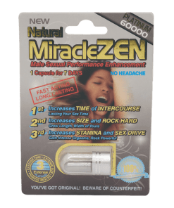 Miracle Zen Platinum 600000 5 Pill Pack